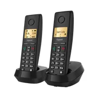 GIGASET L36852-H3106-S201 Pure 200 Duo DECT 2 kézibeszélő fekete #8