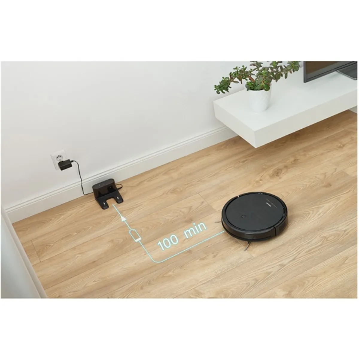 SENCOR SRV 3150OR 2az1-ben robotporszívó 7,5 cm magasság 2600 mAh Li-lon akkumulátor 100 perc üzemidő Smart Room #9