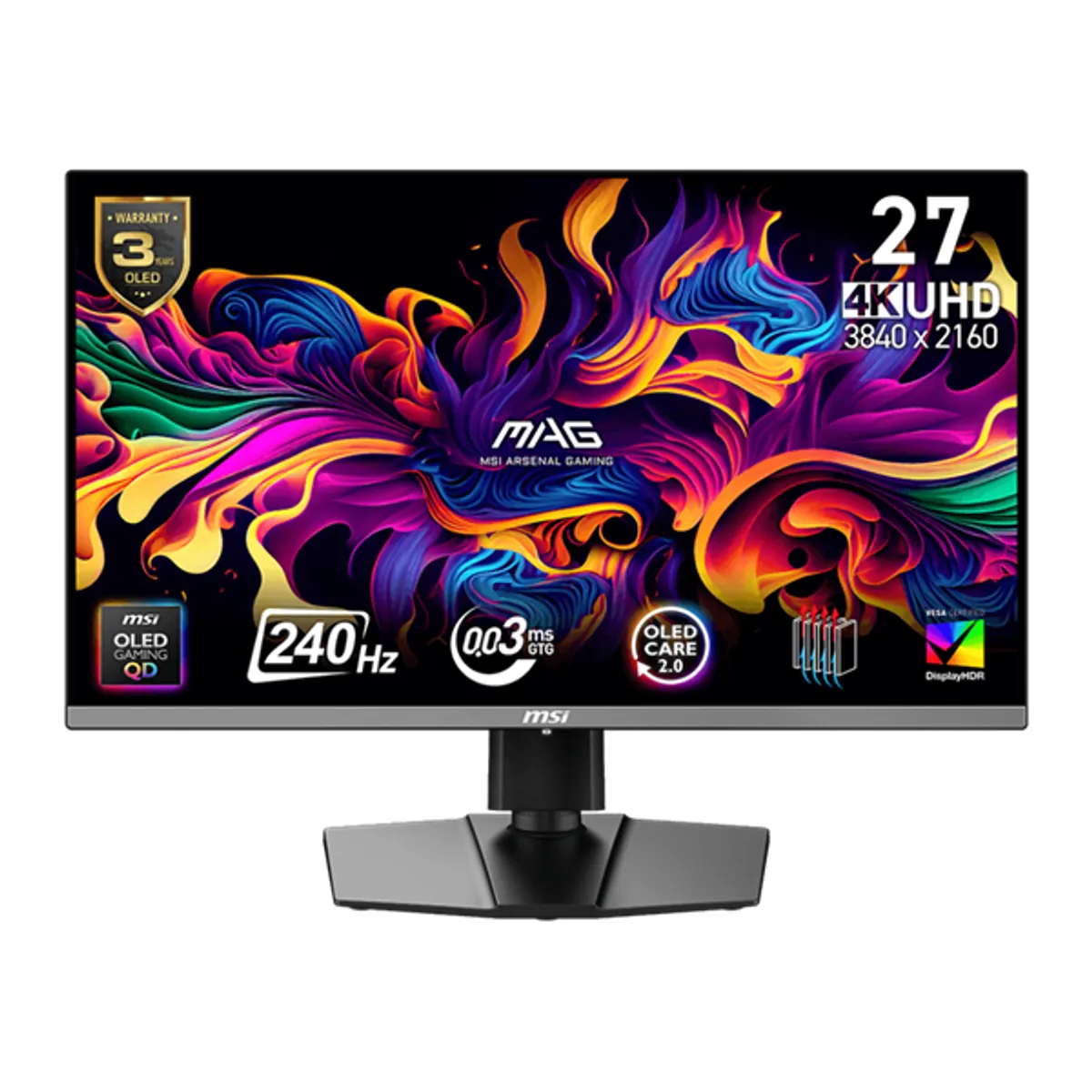 MSI DT 9S6-3CD79A-024 játékmonitor 26,5" 3840x2160 240 Hz IPS 0,03 ms 178 100x100 HDMI DP USB-C #1