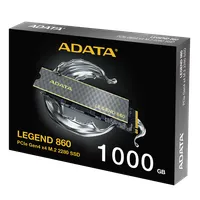 ADATA SLEG-860-1000GCS Legend 860 M.2 2280 PCIe Gen4x4 1TB 3D TLC olvasás 6000MBps írás 5000MBps
