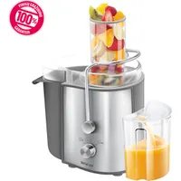 SENCOR SJE 1055SS Gyümölcscentrifuga 2 sebességfokozat 800 W rozsdamentes kivitel 75 mm széles adagoló 1,6 l rostgyűjtő edény