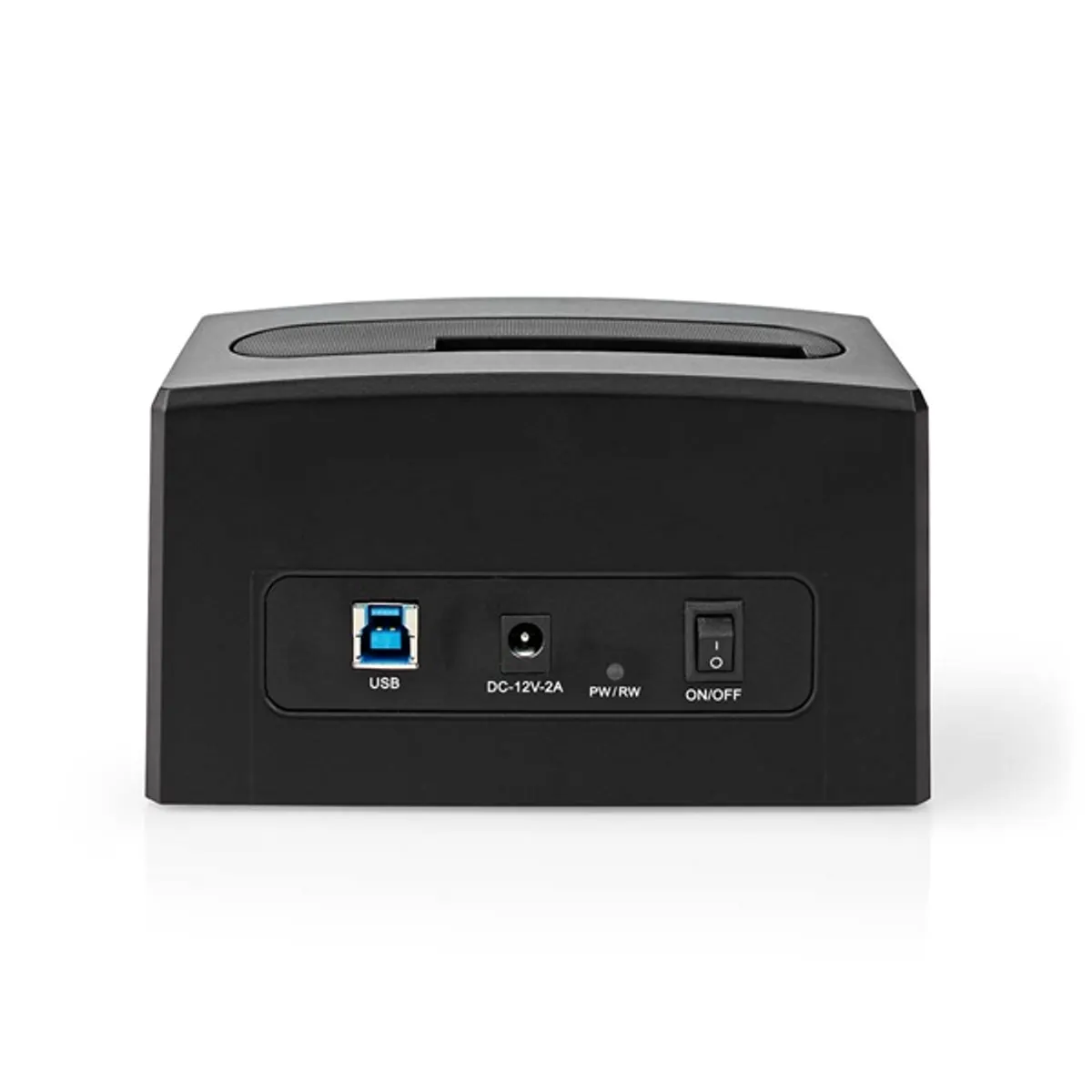 Nedis HDDUSB3210BK HDDSSD dokkoló 2 fiókos 2,5"-3,5" SATA USB 3.2 Gen1 #3