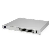 UBIQUITI USW-PRO-24-POE USW Pro 24 PoE 24-portos GbE kapcsoló 2x SFP 3. réteg Rackre szerelhető 400W PoE