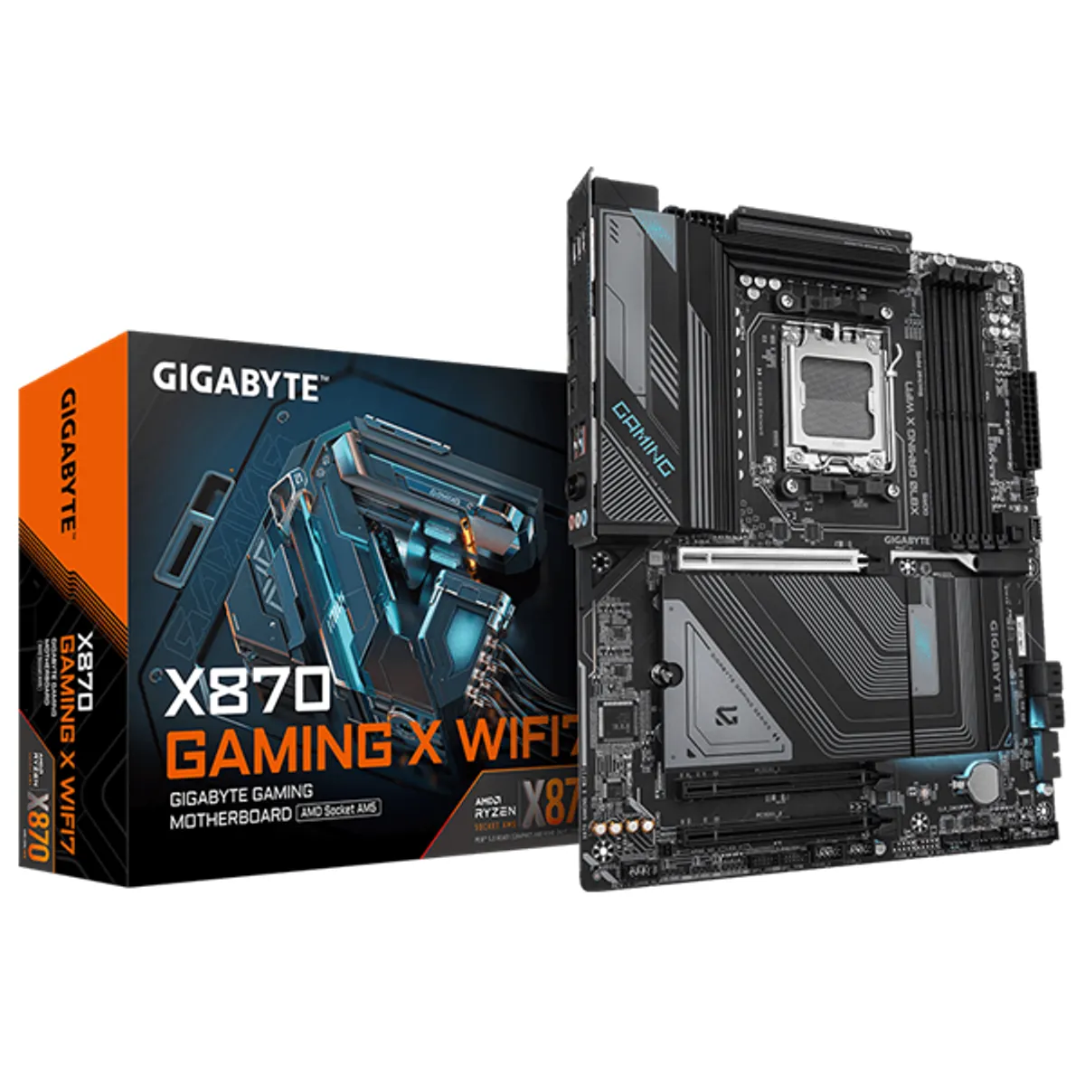 GIGABYTE X870 GAMING X WIFI7 AM5 DDR5 256GB PCIe 5.0 x16 3x M.2 4x SATA Wi-Fi 7 #1