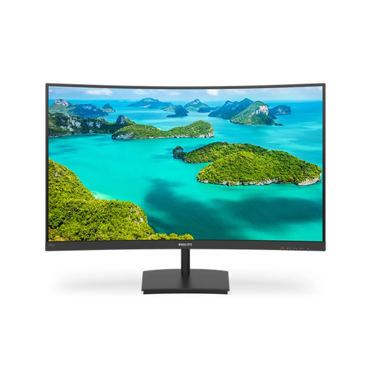 PHI MON 241E1SCA-00 monitor va 23.6" 1920x1080 75hz 4ms 3000:1 250 nits d-sub hdmi ívelt fekete #7