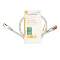 Nedis CCGL85220GY05 Cat6 patch kábel UTP FTP RJ45 aranyozott érintkezők 10-100-1000 Mbit per sec 0.5m