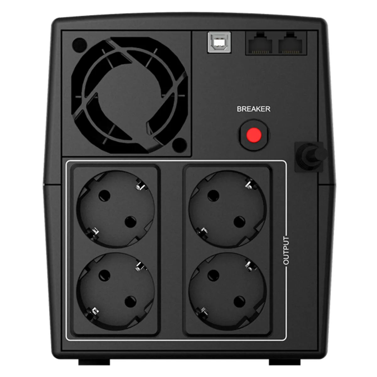 NJOY UPLI-LI150KU-CG01B Keen 1500 USB line-interaktív 4 aljzat USB és soros 1500 VA #2