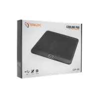 SBOX CP-19 Notebook hűtőpad 15,6" 1x140 mm ventilátor USB hub állítható dőlésszög fekete #6