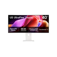 LG MON 40U990A-W.AEU UltraWide IPS monitor 39,7" 21:9, 120 Hz, 5 ms, USB-C, Thunderbolt, HDMI, DP, ívelt, 100x100 VESA