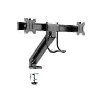 MULTIBRACKETS 7350073739981 Deskmount Slim Basic Dual 17"-27" 75x75 100x100 fekete