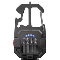 Newell NL3863 Lunar Multitool 6 világítási mód IPX4 500 mAh USBC állvány 14 cm üvegtörő sörnyitó dugókulcs #5