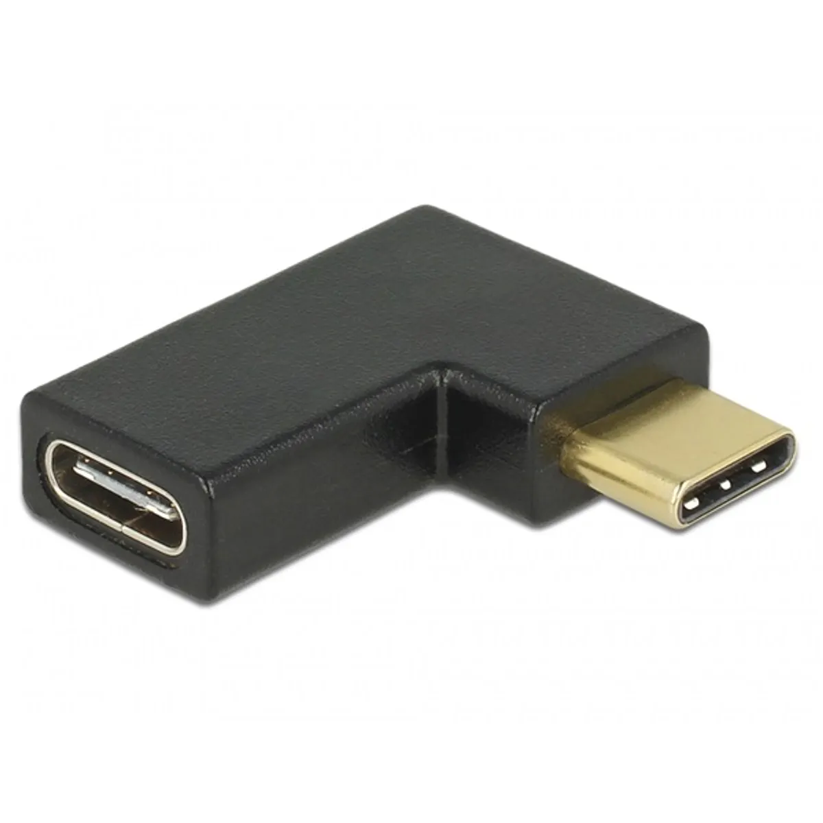 Delock 65915 USB-C 10 Gbps 90 fokos adapter fekete #1