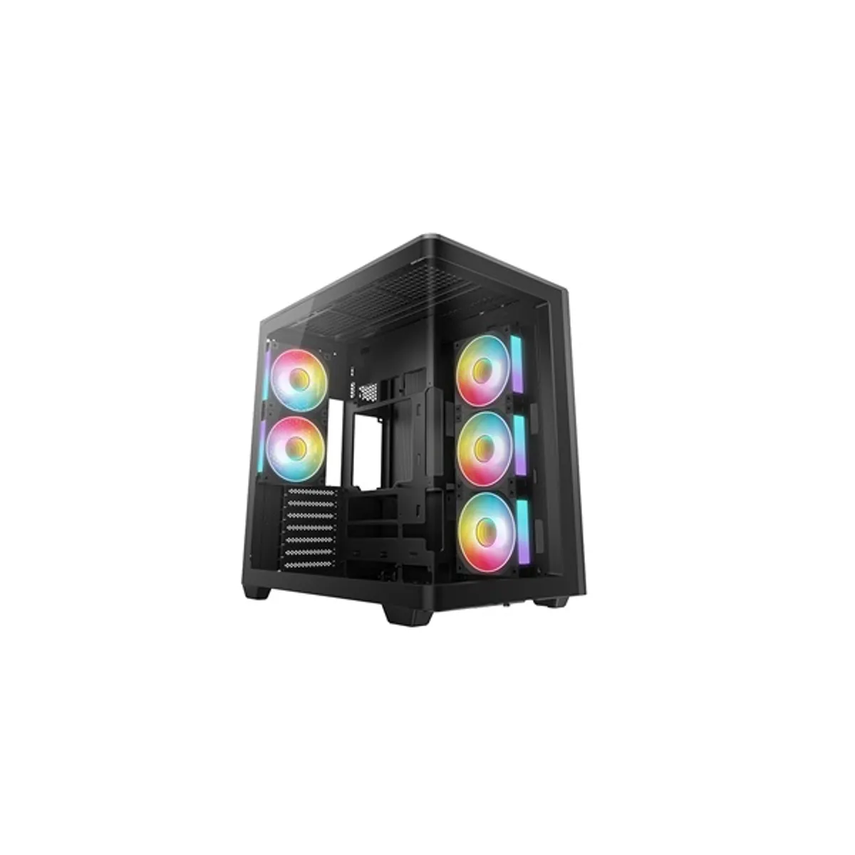 DEEPCOOL R-CG590U-BKAGA5-G számítógép-ház fekete táp nélküli oldalsó 3x120mm hátsó 2x120mm #1