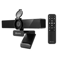 SANDBERG 134-45 Webkamera Távirányítós 4K 78 fok látószög autofókusz fénykorrekció privát fedél duál zajcsökkentő mikrofonok USB C és USB A 2 m kábel