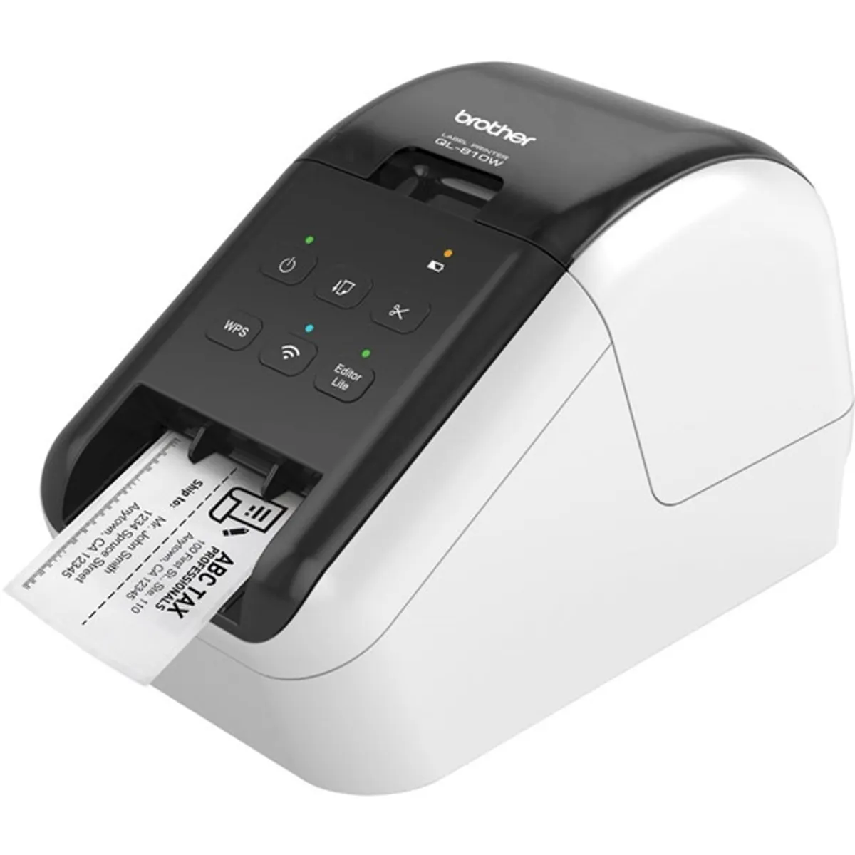 BROTHER QL810WCYJ1 QL-810WC asztali címkenyomtató 300 dpi USB Wi-Fi 176 mm másodpercenként 62 mm címke szélesség #5