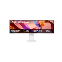 LG MON 49U950A-W.AEU 49" ips 5120x1440 32:9 144 Hz 5 ms hdr 3800r usb-c hdmi dp fejhallgató kimenet hangszóró fali rögzítés 100x100