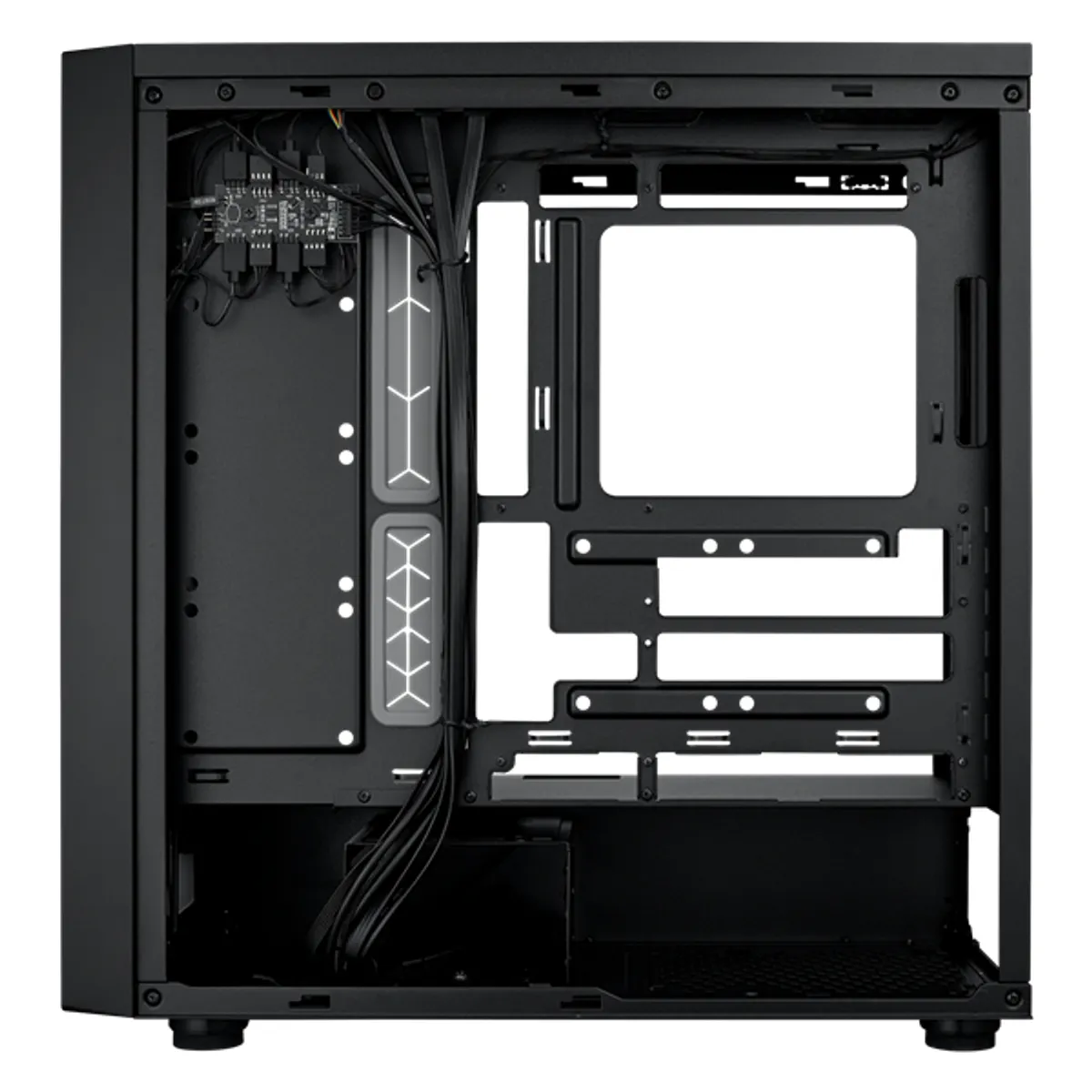 COOLER MASTER MB600-KGNN-S00 MasterBox 600 ATX-kompatibilis fekete edzett üveg ARGB elől 3x140mm #4