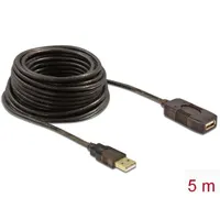 DELOCK 82308 aktív USB 2.0 hosszabbító 5 m USB-A dugó - USB-A aljzat #1