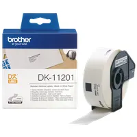 BROTHER DK11201 címke tekercs 29x90 mm fehér alapon fekete 400 címke