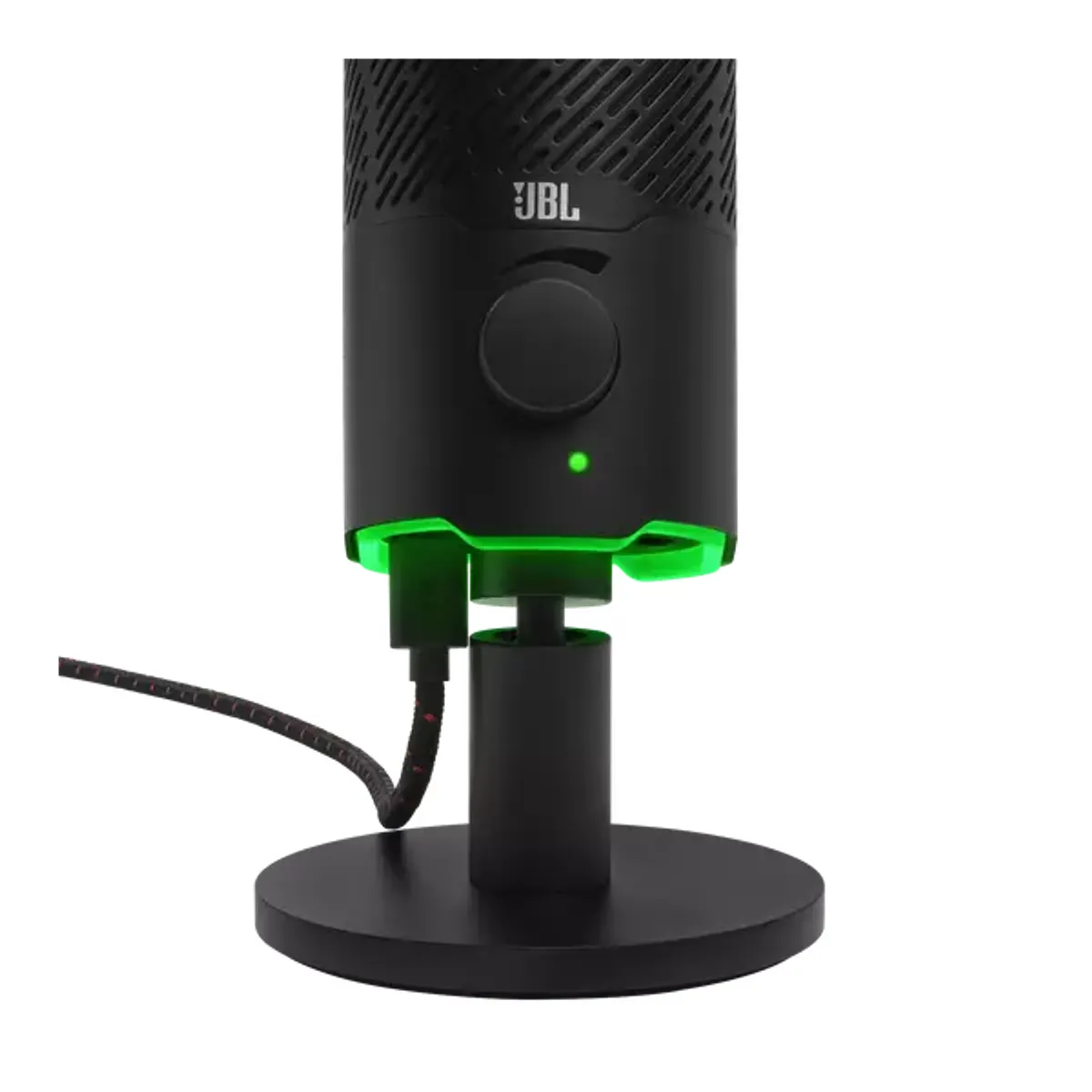 JBL JBLQSTREAMBLK Quantum Stream USB mikrofon 14 mm kondenzátor kardioid és omni 44,1 kHz 48 kHz 96 kHz RGB némítás #8