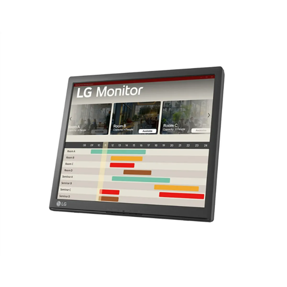 LG MON 17BR30T-B.AEU érintő monitor 17" 1280x1024 5:4 TN 5 ms D-Sub USB Dönthető Beépített tápegység #4
