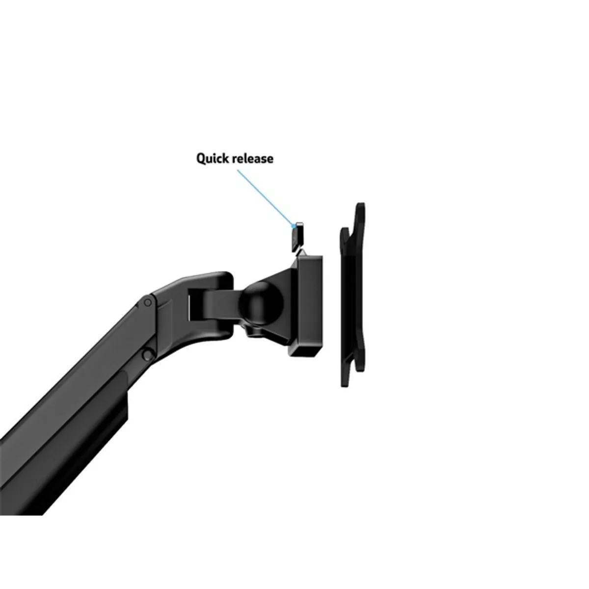 Multibrackets 7350073732593 M VESA Gas Lift Arm Dual HD 15-32" fekete Dönthető Van Forgatható Van Állítható dőlésszög Van VESA 75x75 100x100 #10