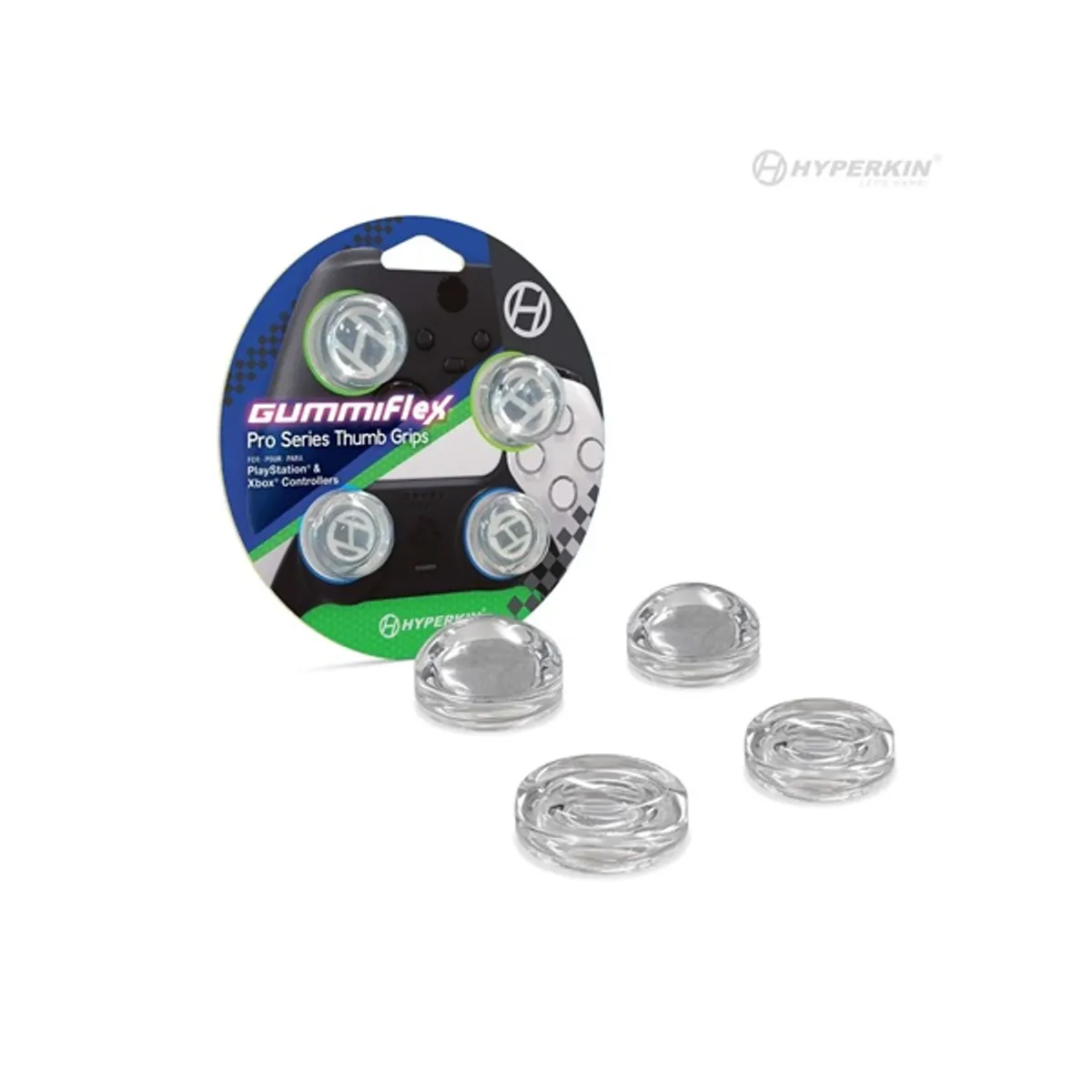 Hyperkin M07534-PX GummiFlex hüvelykujj csúszásgátlók 4 db PlayStation és Xbox kompatibilis kivehető logók #2