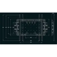 MULTIBRACKETS 7350022739697 M VESA Super Slim Tilt és Turn Plus HD 40-86" 400x400 Fekete 65 kg #9
