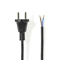 NEDIS CEGL11940BK100 porszívó tápkábel 10 m CEE 7/17 H05VV-F 2x0,75 2,5A 250V fekete