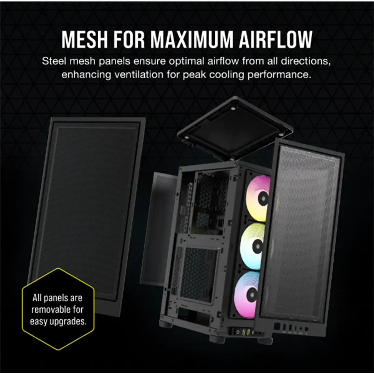CORSAIR CC-9011246-WW 2000D rgb airflow Mini-ITX táp nélküli #3